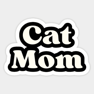 Cat Mom Sticker